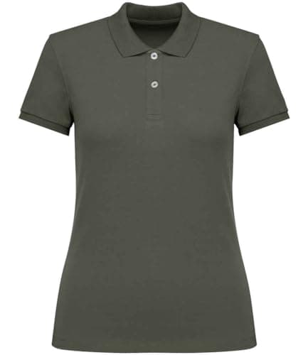 Image of COOZO Ladies Piqué Polo Shirt - Organic Khaki - S