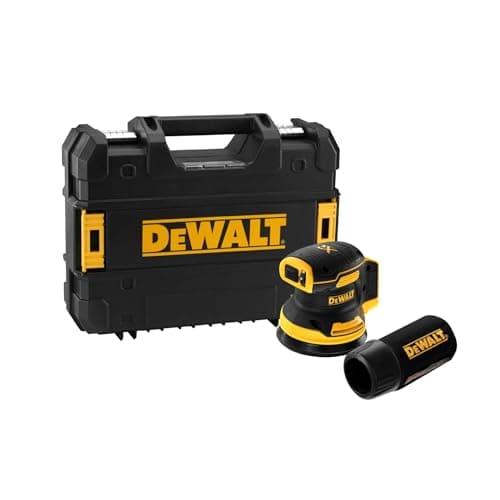 Image of DEWALT 18V XR Brushless Random Orbital Sander - 125mm Pad, Variable Speed Dial, Ergonomic Grip, Hook & Loop System, Low Vibration, Dust Sealed Switch - Bare Unit (No Battery/Charger) - DCW210NT-XJ