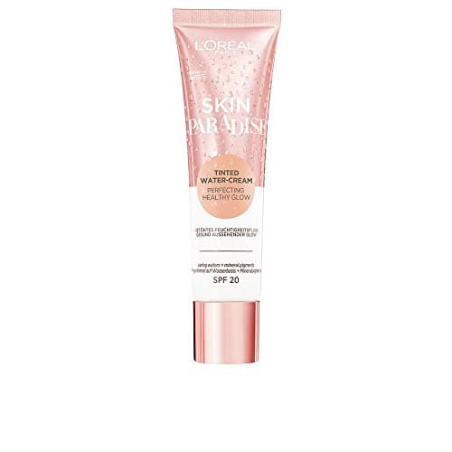 Image of L'Oreal Paris Skin Paradise Tinted Moisturiser, Up to 24h hydration, SPF20, 01 Medium, 0.039 kg
