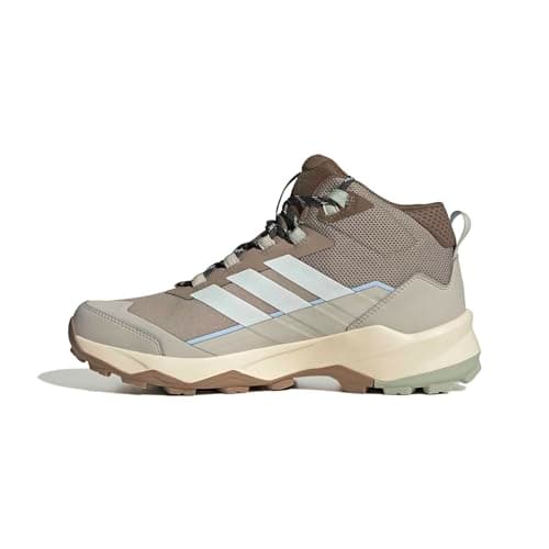 Image of adidas Men's Terrex Skychaser AX5 Mid Gore-TEX Hiking Shoes, Wonder Alumina/Tent Green/Aurora Onix, 10 UK