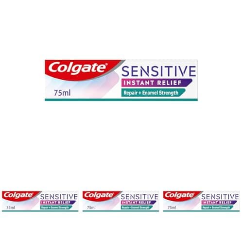 Image of Colgate Sensitive Instant Relief Toothpaste 75ml | Enamel Repair & Sensitivity Relief | Remineralises & Repairs Teeth