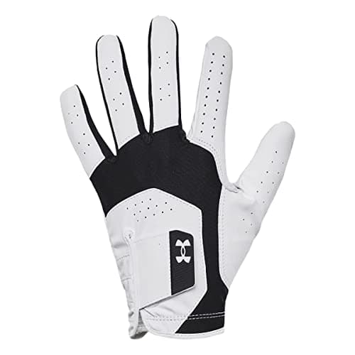 Image of Under Armour Mens 2022 Iso-Chill Cabretta Leather Golf Glove - Black - M