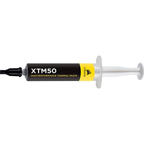 Image of Corsair CT-9010002-WW XTM50 CPU/GPU Thermal Compound Paste Kit, High Performance, Ultra-Low Thermal Impedance, Premium Zinc Oxide Based, Includes Application Stencil and Spreader, 5 G