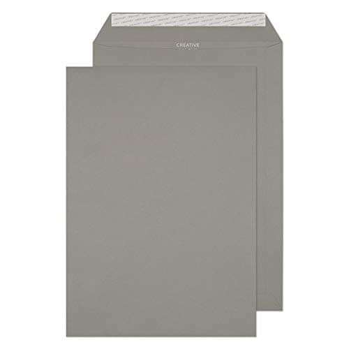Image of Blake Creative Colour C4 229 x 324 mm 120 gsm Peel & Seal Wallet Envelopes (63425) Storm Grey - Pack of 10