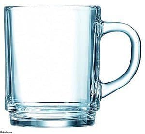 Image of Arcoroc Clear Tableware Mug - 25cl Set of 6 by Luminarc