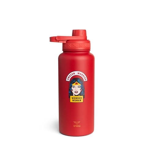Image of Smartshake Bohtal 960ml/32 oz, Durable Stainless Steel Water Bottle, Leak Proof Water Bottle BPA-Free (Wonder Woman)