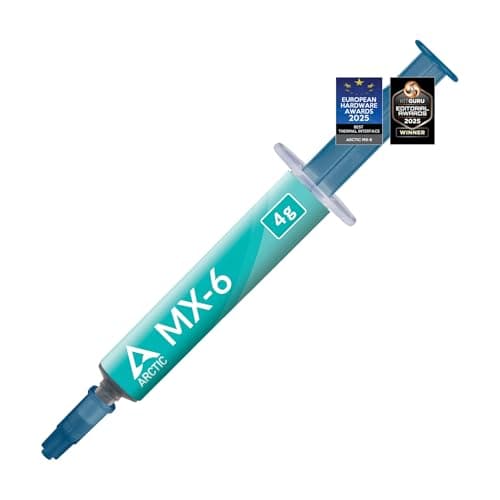 Image of ARCTIC MX-6 (4 g) - Ultimate Performance Thermal Paste for CPU, consoles, graphics cards, laptops, very high thermal conductivity, long durability, non-conductive, non-capacitive