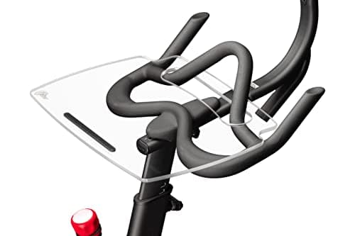 Image of TFD The Tray-E | Compatible with Echelon Connect EX-4S+, EX5, EX-5S-10 & EX-5S-22 (Models), Made in The USA - Desk Tray for Desk Bike - Acrylic Holder for Laptop, Phone, Books & More - Desk Equipment
