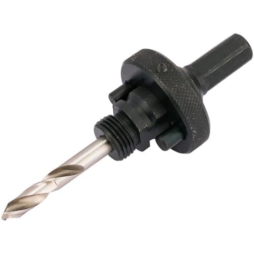 Image of Draper 56402 7/16 Arbor with HSS Pilot Drill for Holesaws, 32mm-150mm Ø