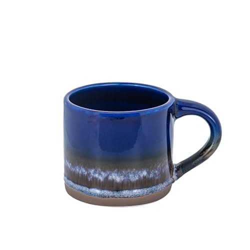 Image of Sass & Belle Marlowe Mug Blue/Brown - Rustic Coffee Mug and Tea Cup – Stylish Hand-Glazed Stoneware – Gifts for Her, Him, Mum – Sass and Belle Design