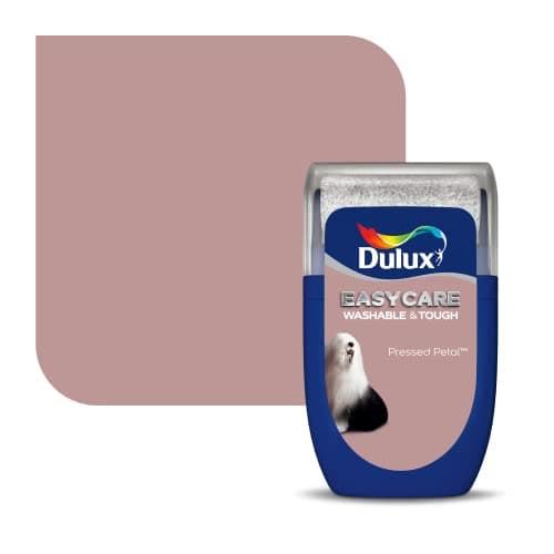 Image of Dulux Easycare Washable & Tough Tester Paint - Pressed Petal - 30ML