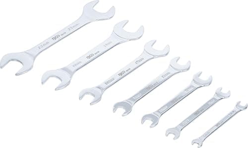 Image of BGS 9019 | Double Open End Spanner Set | extra flat | 6 - 23 mm | 7 pcs.