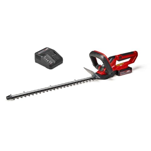 Image of Einhell Cordless hedge trimmer GC-CH 1855/1 Li Kit Power X-Change (18 V, 55 cm cutting length, 18 mm tooth spacing, rotating handle, cutting collector, incl. 2,5 Ah battery and charger)