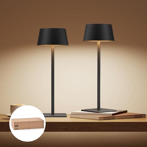 Image of Philips Solar Outdoor Table Lamp, Portable LED Desk Light,Cordless Battery-Operated,2 Adjustable Height, Touch Control & Stepless Dimming Night Light,Waterproof for Garden, Bedroom