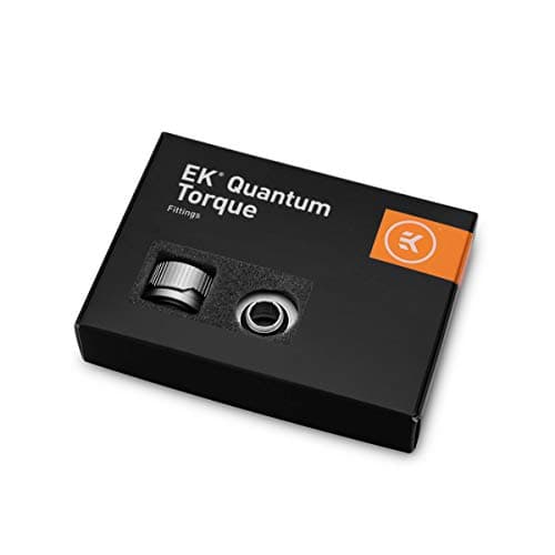 Image of EK Water Blocks EK-Quantum Torque HDC 16 - 6er-Pack, Satin Titanium