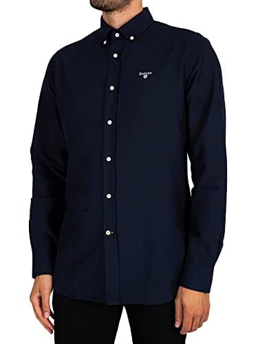 Image of Barbour Oxford 3 Tailored Shirt Navy