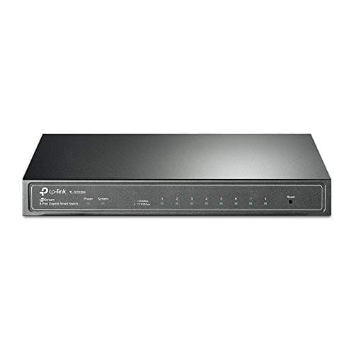 Image of TP-Link SG2008 8 Port Gigabit Switch, 8× Gigabit RJ45 ports include 1x PD port, Network switch, Power Saving, Plug & Play, Metal Case, Ethernet Switch, Ethernet Splitter
