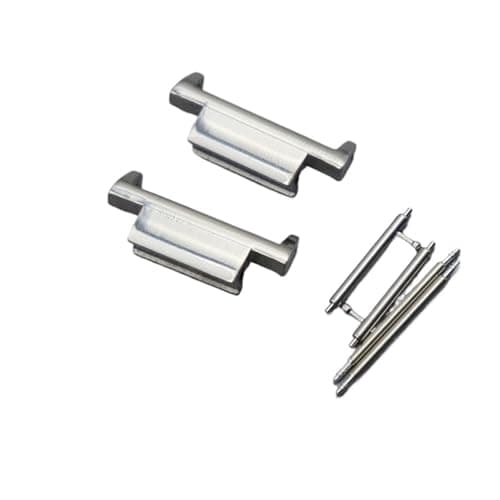 Image of PNMNZTPAP 22mm Metal Watch Adapter Fit For Casio G-SHOCK Dw5600 Dw6900 Watchband Connector Black Silver Refit Accessories Watch clasp(Slver)
