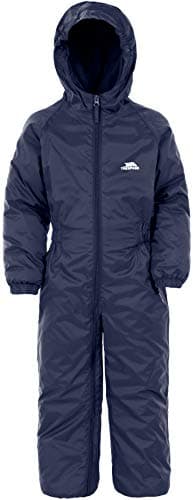 Image of Trespass Dripdrop Waterproof Rain Suit with Hood Kids Unisex (Twilight, 12/18 Months)