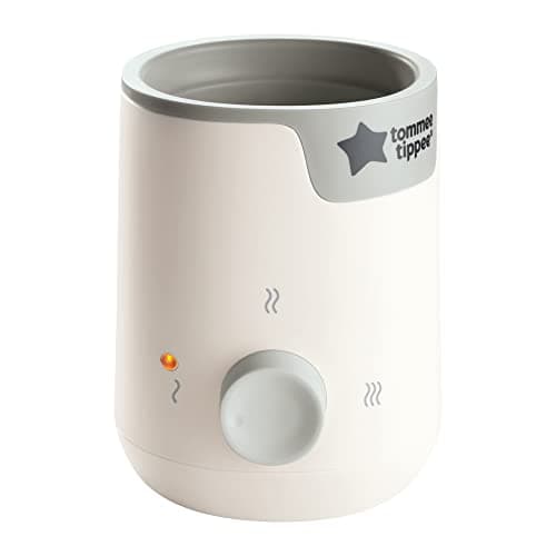 Image of Tommee Tippee Easiwarm Bottle Warmer, White, Warms Breast Milk to Body Temperature in 4 Minutes, with Automatic Timer and One-Dial Operation