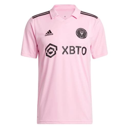 Image of adidas Men's Soccer Inter Miami 22/23 Home Jersey, Pink, XL