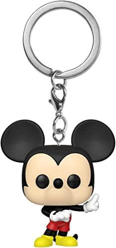 Image of Funko Pop! Keychain: Disney Classics - Mickey Mouse Novelty Keyring - Collectable Mini Figure - Stocking Filler - Gift Idea - Official Merchandise - Movies Fans - Backpack Decor