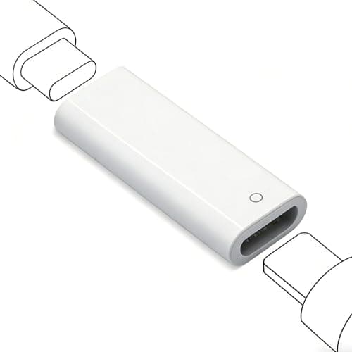 Image of USB C to Pencil Adapter for Apple Pencil 1st Generation, USB C to Ligh-ning Pencil Charger Adapter for i-Pad 10/11th (A16) Gen, Bluetooth Pairing