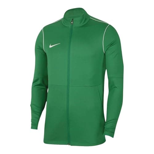 Image of Nike FJ3022-302 M NK DF PARK20 TRK JKT K R Jacket Men's PINE GREEN/WHITE/WHITE Size S