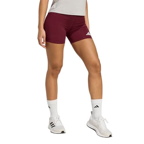 Image of adidas Women's Techfit Volleyball Tight Shorts, Team Maroon, XL / 5L