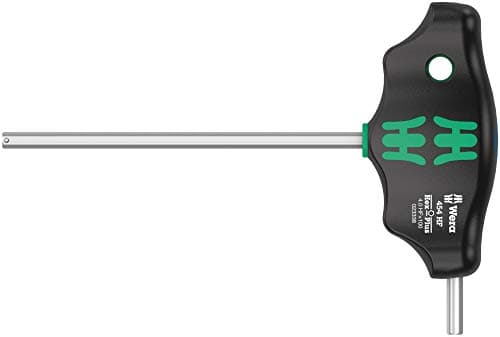 Image of Wera 05023338001 454 HF T-Handle Hexagon Screwdriver Hex-Plus with Holding Function 4 x 100 mm