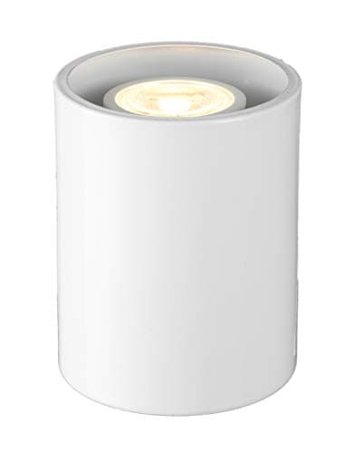 Image of Lights4Living Modern White LED Uplighter Table, Floor Lamp Uplighter with Inline Switch (White)