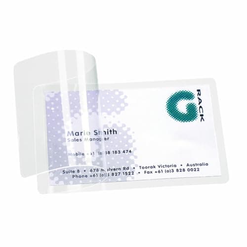 Image of 3L Pouches Self-Laminating Cards Handi-pouch 66x100mm - Ref 11024 (Pack 100)