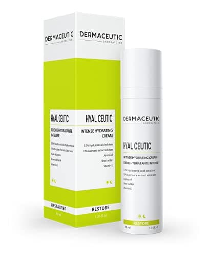 Image of Dermaceutic Hyal Ceutic - Intense 24hr moisturizing cream with Hyaluronic acid, Aloe Vera, Vitamin E and Jojoba oil - 40ml