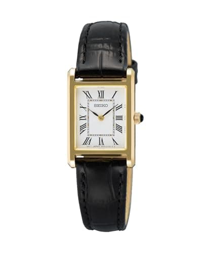 Image of Seiko SWR108P1 Women's Analogue Watch with Leather Strap