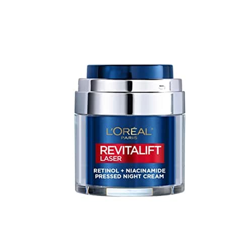 Image of L’Oréal Paris Retinol Cream, Revitalift Laser Pressed Night Cream for Anti-Ageing with Retinol & Niacinamide, Advanced Anti-Ageing Formula to Target Deep Wrinkles & Dark Spots, Moisturises Skin, 50ml
