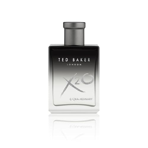 Image of Ted Baker X20 Extraordinary Men’s Eau de Toilette, Oriental Spicy Fragrance with Tangerine, Cardamom, Lavender, Amber Long Lasting Masculine Scent For Him 100ml
