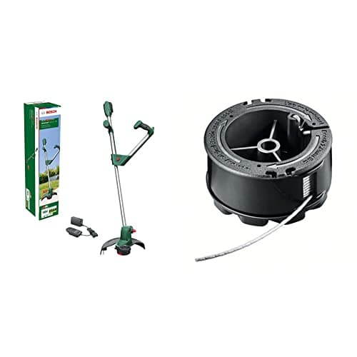 Image of Bosch Home and Garden Cordless Grass Trimmer UniversalGrassCut 18V-260 (1x Battery & UniversalGrassCut Spool with 6m 1.6mm line and Sleeve