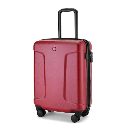 Image of WENGER Legacy Carry-On Hardside Case, Hand Luggage, Trolley, 39 (44) l, Women Men, Business Travel Holiday, red, 610871