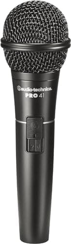 Image of Audio-Technica PRO41 Cardioid Dynamic Handheld Microphone Black