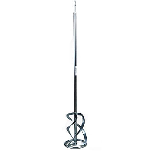Image of Toolty Profesional Mixing Paddle 120 x 750mm - SDS Thread - Galvanized Mixer Whisk Stirrer - Positive 3-Blade - for Plaster, Gypsum, Adheives, Concrete, Cement, Glue, Paint, DIY - TLTY-1578P