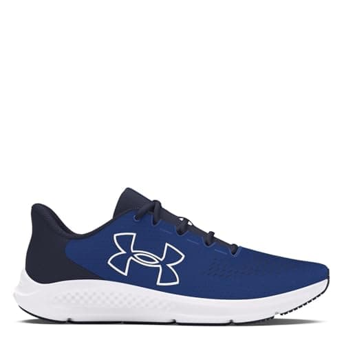 Image of Under Armour Charged Pursuit 3 Big Logo Running Shoes Mens Blue 10.5 UK