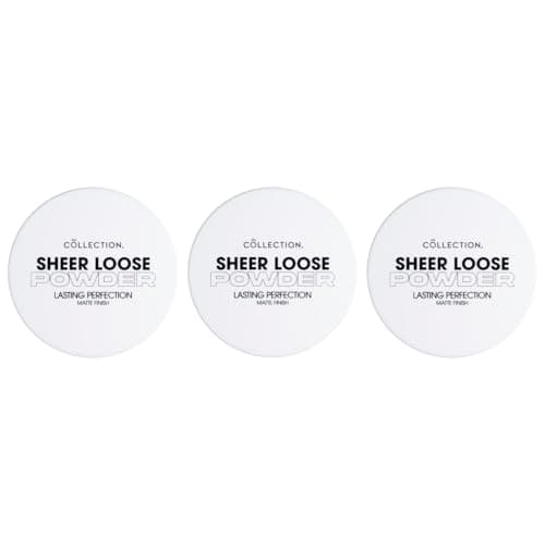 Image of Collection Cosmetics Lasting Perfection Sheer Loose Powder, Lightweight Powder, Transparent, 3 x 10g