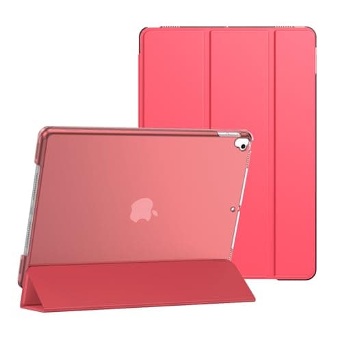 Image of Case For Apple iPad Air 1 2013, iPad Air 2 2014, iPad 5th Generation 9.7” 2017 & 6th Gen 9.7” 2018, Slim Lightweight Smart Shell Stand Cover for iPad 9.7-inch (Red)