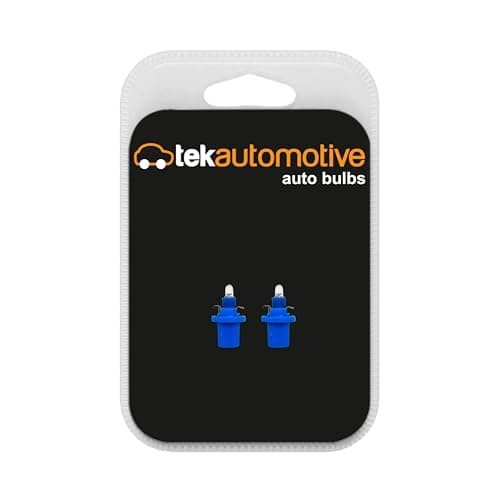 Image of Tek Automotive 509T BLUE LED Car Bulbs PCB Tacograph Dashboard Instrument Panel Light Bulbs 286T Bulb 12V B8.5D T5 LED Bulb - Twin Pack