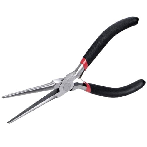 Image of Long Nose Pliers Small Needle Nose Pliers Mini Jewelry Pliers Jewellery Making Tools Chain Nose Plier for Jewelry Making and Repair, Wire Bending Gripping Tools