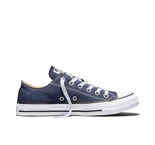 Image of Converse Mens All Star Ox Plimsolls Trainers Blue 9 UK