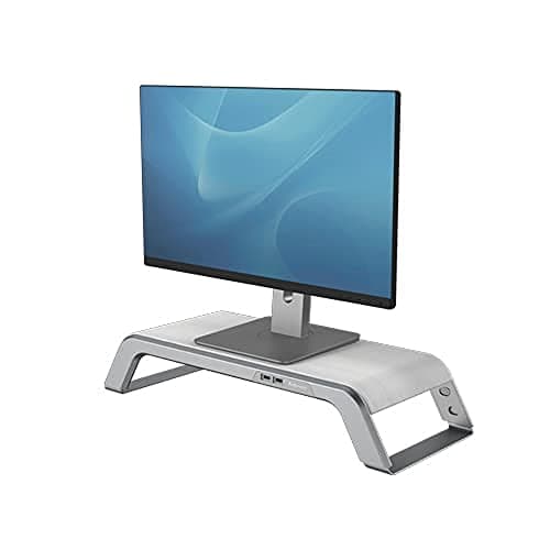 Image of Fellowes 8064201 Flat Screen Mount for Desktop Freestanding White