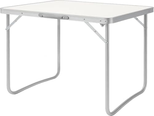 Image of Unibos | Portable Folding Outdoor Camping Kitchen Work Top Table | Portable Foldable Picnic Tables for Outdoor & Indoor | 80cm