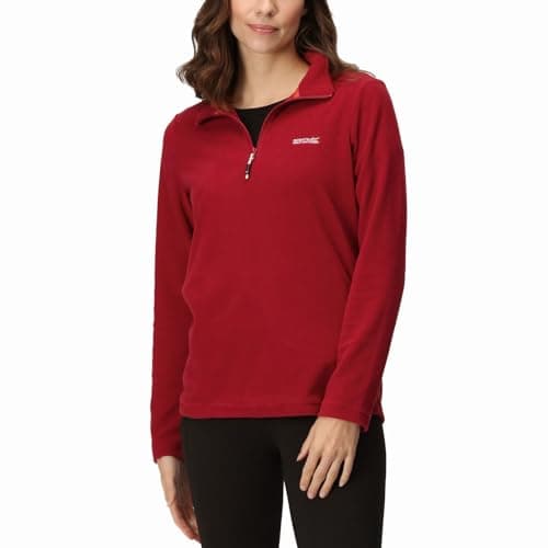 Image of Regatta Womens Sweethart 1/2 Zip Fleece Pullover - Rumba Red - 16 UK