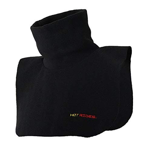 Image of Hot Rides Short Double Layer Polar Fleece Dickie Neck Warmer (Black, One Size Fits Most)